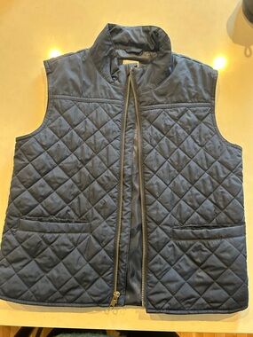 Crewcuts Quilted Vest in Navy Blue